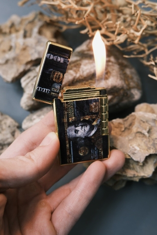 Bật Lửa - Quẹt ngang - Dollar