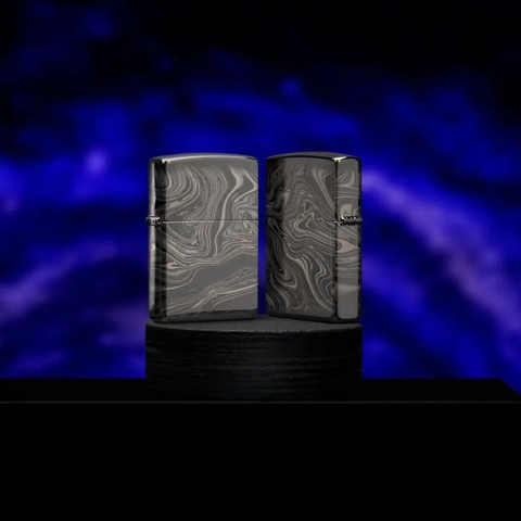 Bật Lửa ZIPPO - Classic - Marble Pattern Design (Cẩm Thạch Đen) -Z80