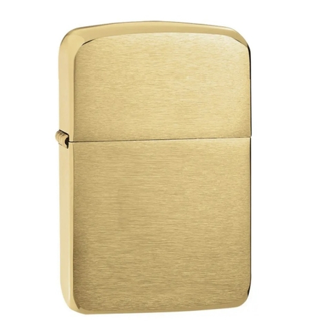 Bật Lửa ZIPPO - 1941 Replica - Brushed Brass (Đồng Phay Ngang)