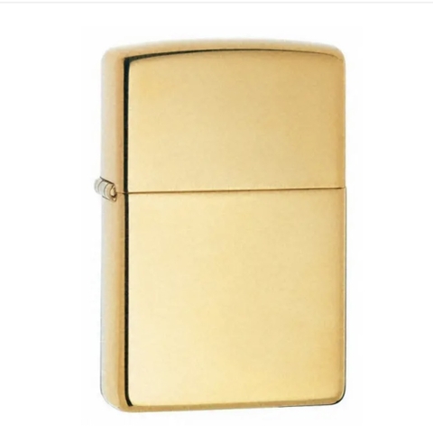 Bật Lửa ZIPPO - Classic - High Polish Brass (Vàng Gold Bóng Mạ Chrome)
