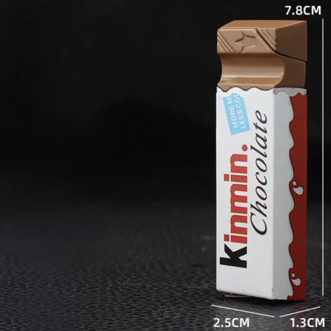 Bật Lửa Độc Lạ - Phiên bản Kẹo Socola Vỏ Trắng Đỏ