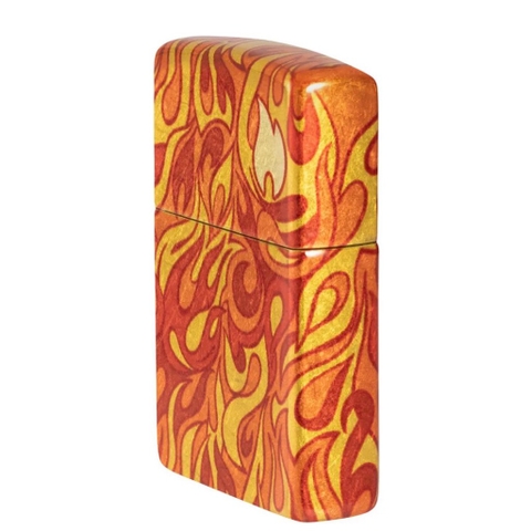 Bật Lửa ZIPPO - Classic - Fire Zippo Design (Lửa Đỏ Premium)