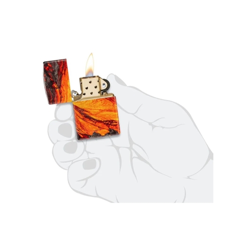 Bật Lửa ZIPPO - Classic - Lava Flow Design (Núi Lửa)