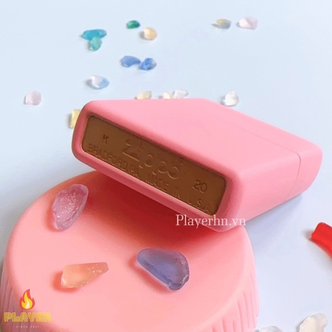 Bật Lửa ZIPPO - Classic - Matte Pink (Hồng Sakura)