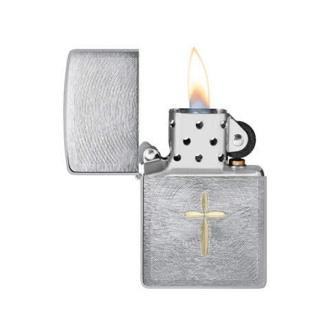 Bật Lửa ZIPPO - Classic - Angel Aura Design (Thánh Giá Thiên Sứ)