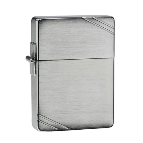 Bật Lửa ZIPPO - 1935 - Replica Brushed Chrome ( Chặt Góc Bản Lề )