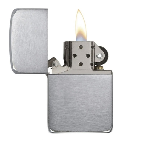 Bật Lửa ZIPPO - 1941 Replica - Brushed Chrome (Bạc Phay Ngang)