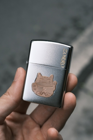 Zorro - Mèo Thần Tài Đồng Đỏ - Phiên Bản Bạc Satin