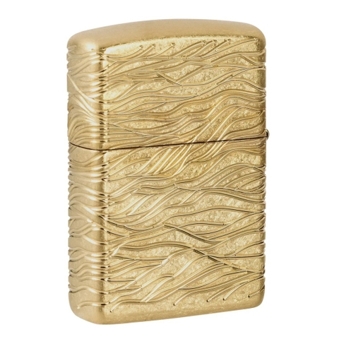 Bật Lửa ZIPPO - Luxury- Armor®Luxury Waves Design (Vàng Sóng)