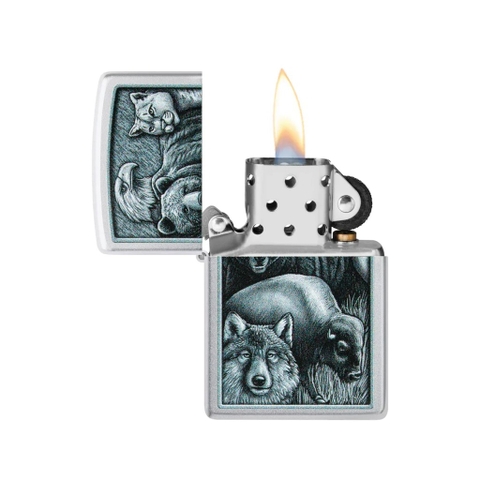 Bật Lửa ZIPPO - Classic -  Animal Kingdom Design