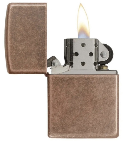 Bật Lửa ZIPPO - Classic - Antique Copper ( Đồng Đỏ Giả Cổ)