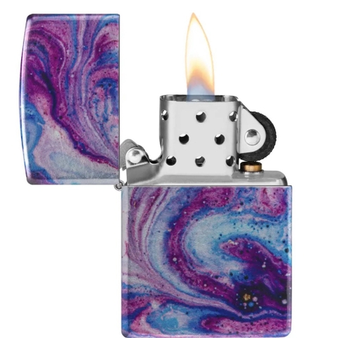 Bật Lửa ZIPPO - Classic - Universe Astro Design (Loang Vân Tím)