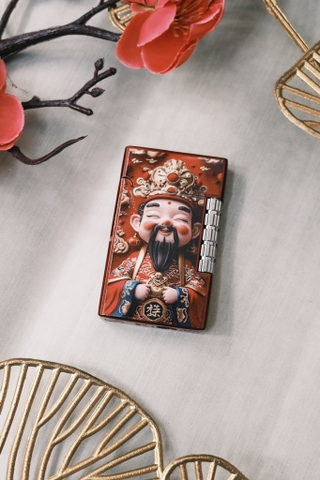 Bật Mỏng Bánh Xe - Thần Tài Cầm Hũ Vàng
