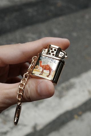 Bật Lửa Mini - Camel Vàng - kèm Móc Treo
