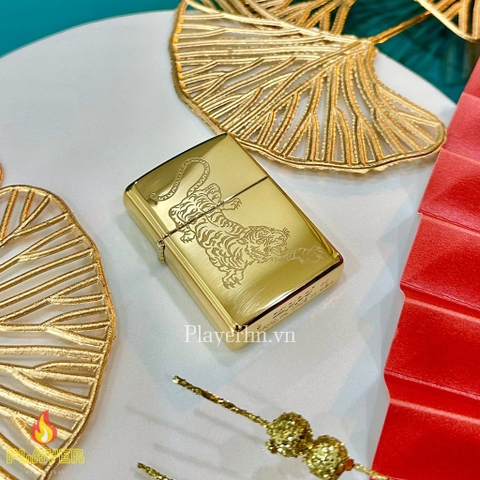Bật Lửa ZIPPO - Classic - Tiger (Hổ Khắc)
