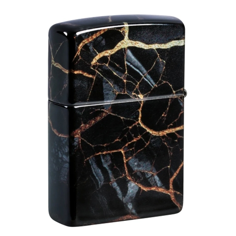 Bật Lửa ZIPPO - Classic - Fusion Marble Design ( Vân Đá Đen)