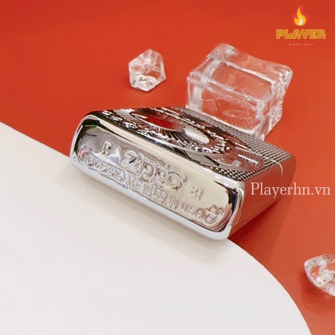 Bật Lửa ZIPPO - Armor - Poker Chip ( Ngọn Lửa Đỏ Poker)