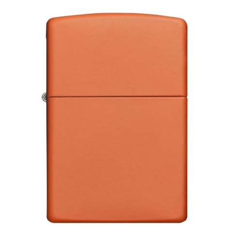 Bật Lửa ZIPPO - Classic - Matte Pocket Lighter (Cam Trơn Lì)