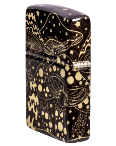 Bật Lửa ZIPPO - Classic - Mushroom Drift Design ( Nấm Đen)