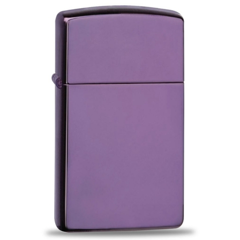 Bật Lửa ZIPPO - Slim - High Polish Purple ( Tím Bóng mạ Chorme)