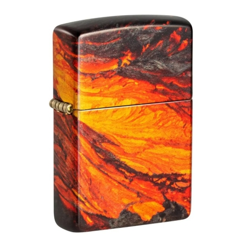 Bật Lửa ZIPPO - Classic - Lava Flow Design (Núi Lửa)
