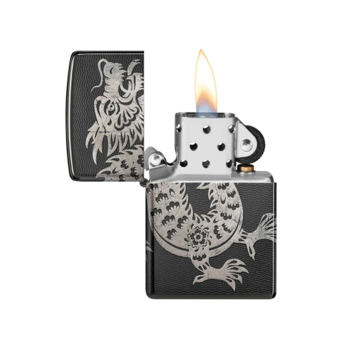Bật Lửa ZIPPO - Classic - Lucky Dragon Design ( Rồng May Mắn )
