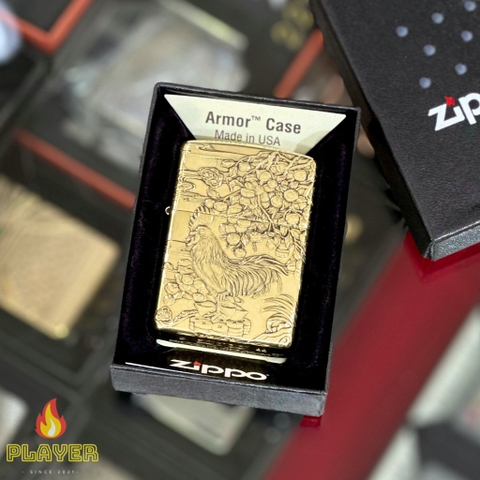 Zippo Armor Gà Trống - Phiên Bản Độ Châu Á