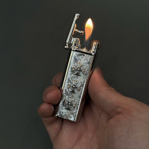 Bật Lửa ChromeHeart Bản 3 Charm  - BST 2025 - Bạc