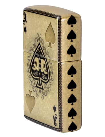 Bật Lửa ZIPPO - Classic - Ace of Skulls Design Premium