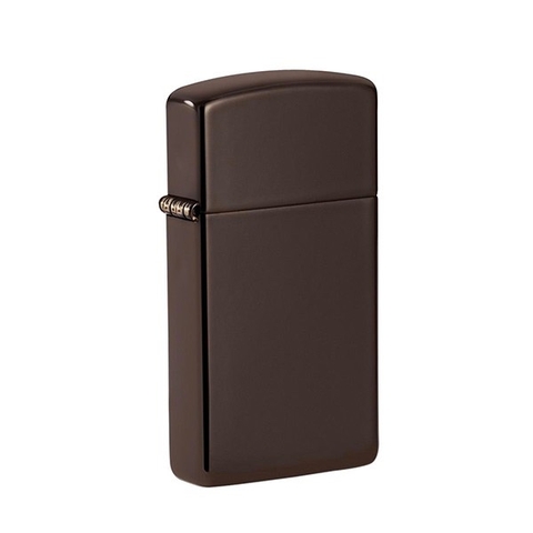 Bật Lửa ZIPPO - Slim - Brown (Nâu Trơn)