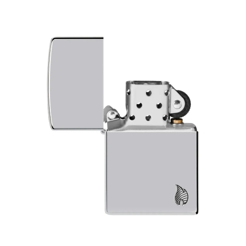 Bật Lửa ZIPPO - Armor®-Chrome Flame Design (Bạc)
