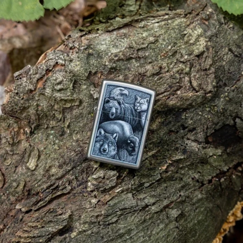 Bật Lửa ZIPPO - Classic -  Animal Kingdom Design