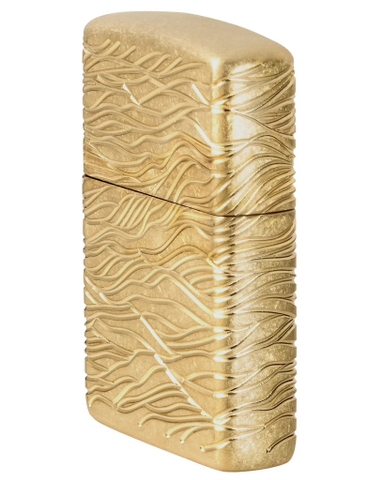 Bật Lửa ZIPPO - Luxury- Armor®Luxury Waves Design (Vàng Sóng)
