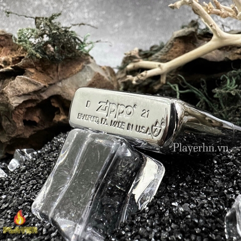 Bật Lửa ZIPPO - Armor - Sugar Skull (Đầu Lâu Đá Xanh)