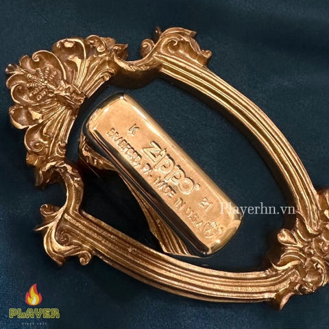Bật Lửa ZIPPO - Armor - Eccentric High Polish Brass Armor (Thánh Giá)