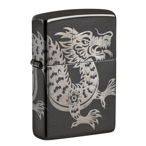 Bật Lửa ZIPPO - Classic - Lucky Dragon Design ( Rồng May Mắn )