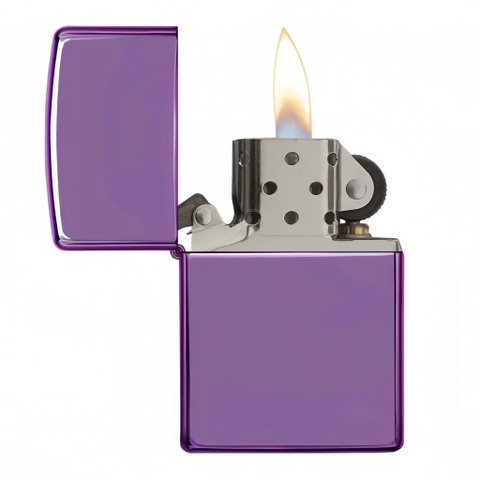 Bật Lửa ZIPPO - Classic - High Polish Purple (Tím Bóng Trơn)