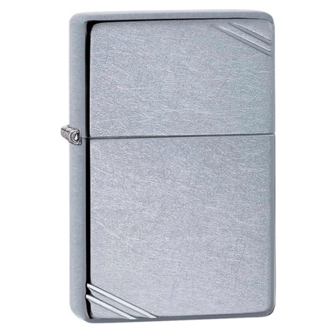 Bật Lửa ZIPPO - Vintage - Slashes Brushed Brass (Chặt Góc Bạc Xước)