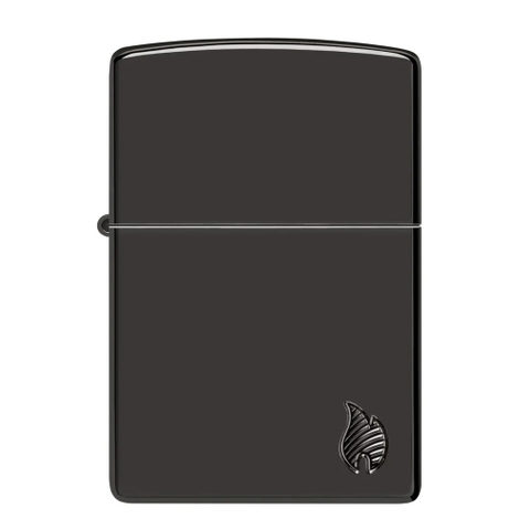 Bật Lửa ZIPPO - Armor®- High Polish Black Flame Design