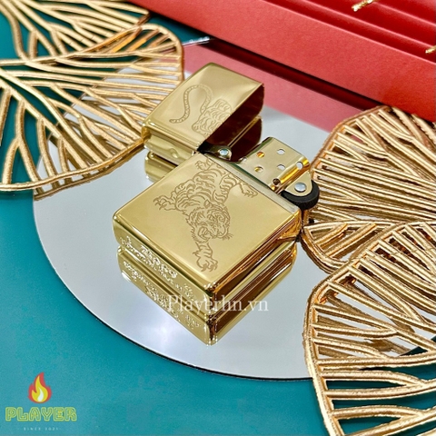 Bật Lửa ZIPPO - Classic - Tiger (Hổ Khắc)