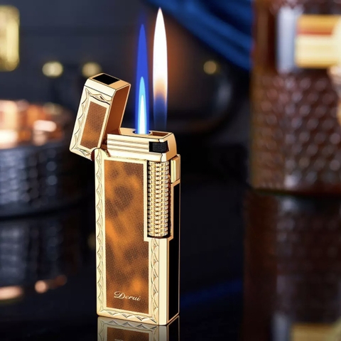 Derui Dunhill 2 Chế Độ - Cam Loang Viền Vàng