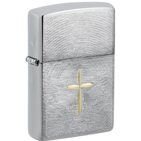 Bật Lửa ZIPPO - Classic - Angel Aura Design (Thánh Giá Thiên Sứ)