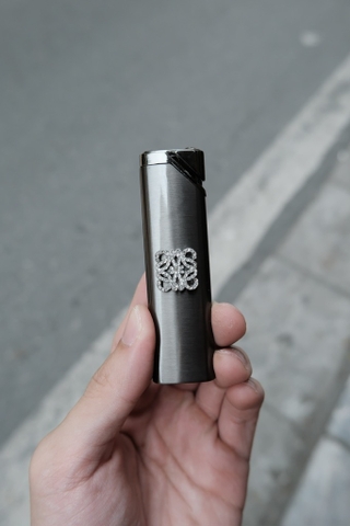 Bật Lửa Khò 1 Tia - Đá Loewe - Phiên Bản Đen