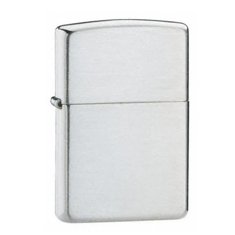 Bật Lửa Zippo -Luxury - Bạc Nguyên Khối Cao Cấp- Armor Brushed Sterling Silver
