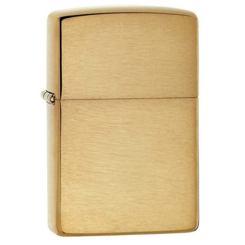 Bật Lửa ZIPPO - Armor - Brushed Brass (Đồng Trơn Phay Ngang)