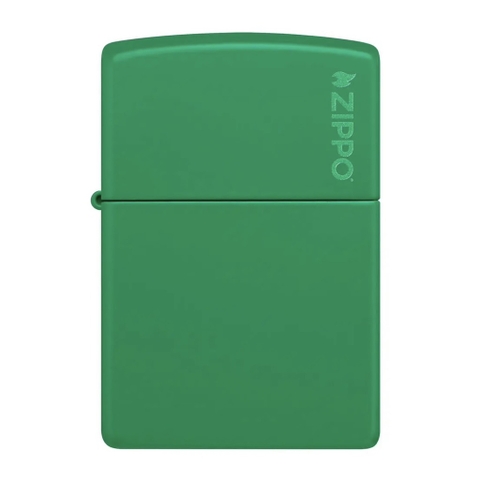 Bật Lửa ZIPPO - Classic- Grass Green Matte Zippo Logo (Xanh Lá) - Z86