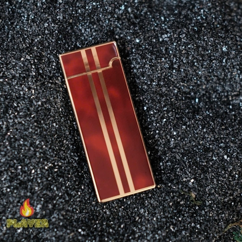 DUNHILL - Slim - Đỏ Mận Sọc Vàng - Phiên bản DERUI