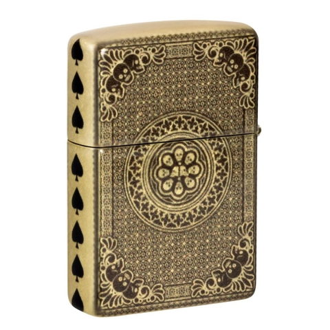Bật Lửa ZIPPO - Classic - Ace of Skulls Design Premium