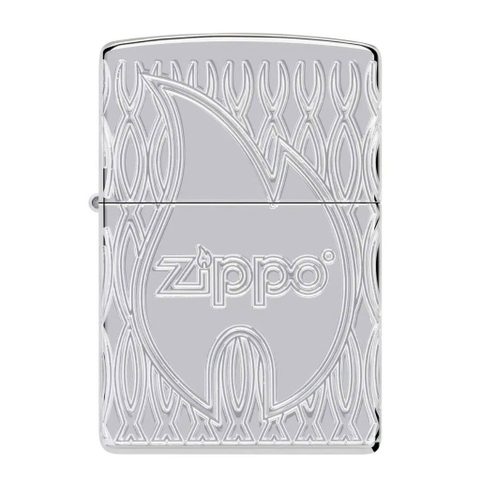Bật Lửa ZIPPO - Armor® - Flame Design (Ngọn Lửa Zippo)