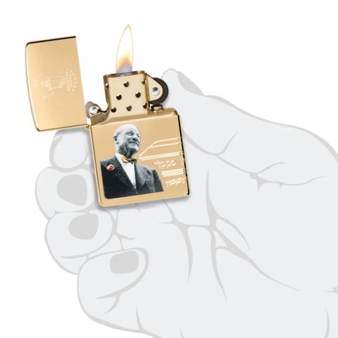 Bật Lửa ZIPPO - Armor -  Zippo 2023 Founder’s Day Collectible (Ông Tổ Zippo )